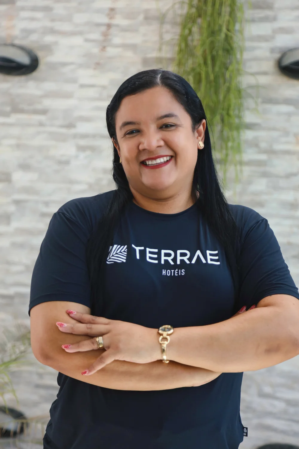 Retrato de Aline, Supervisora de Governança.